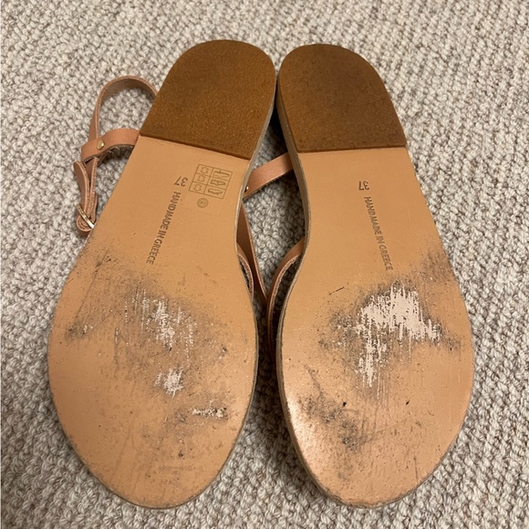 Ancient Greek Semele Sandals Size 7 - Picture 5 of 14